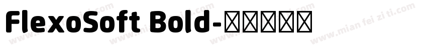 FlexoSoft Bold字体转换